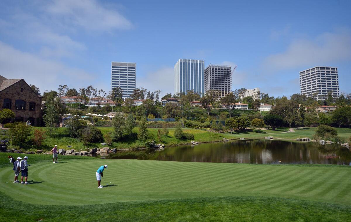 Big Canyon Country Club filed a claim with Newport Beach alleging that the city overcharged for recycled water from 2011 to 2014.