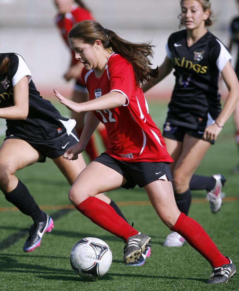 Photo Gallery: Flintridge Sacred Heart Academy girls soccer vs. Valencia High