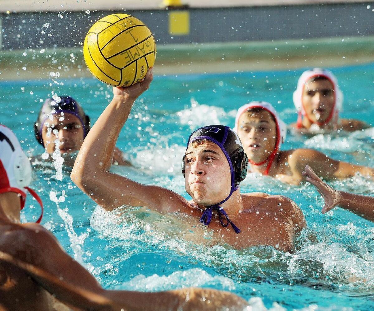Jordan Corpuz and the Hoover High water polo team thumped Glendale on Wednesday afternoon.