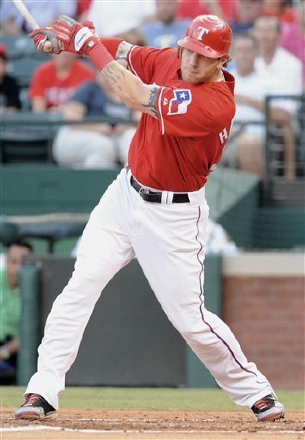 Josh Hamilton headed to left field, middle of lineup with Texas