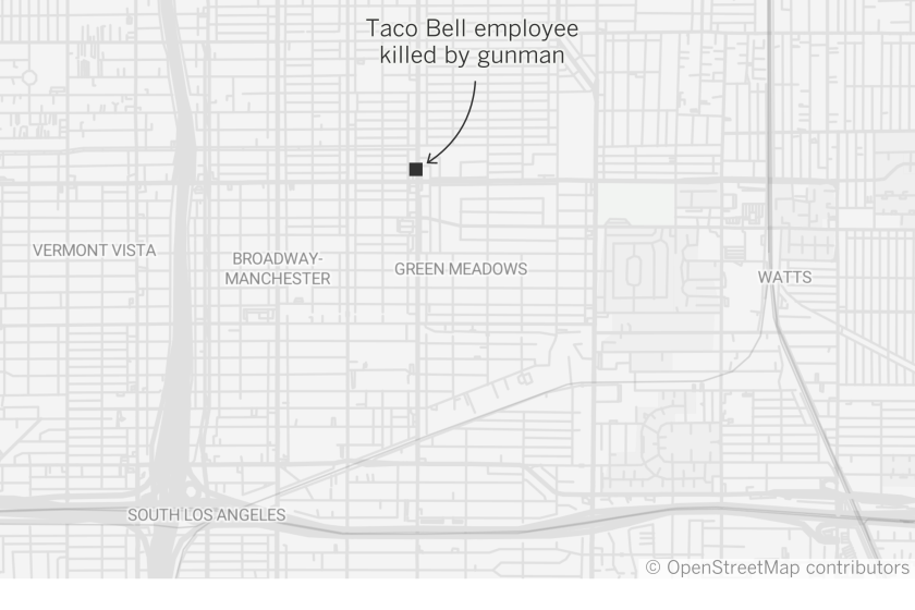 Taco Bell employee killed by gunman 