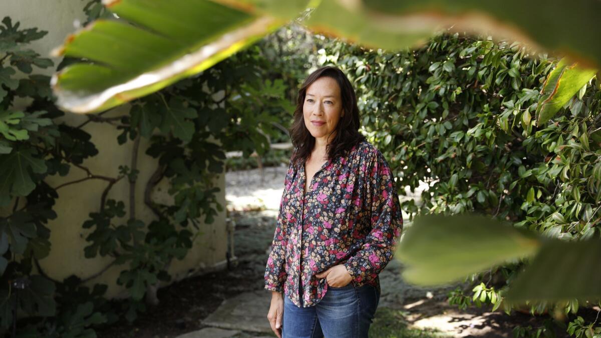 Director Karyn Kusama is photographed at home in Los Angeles. "Destroyer" premieres Monday at the Toronto International Film Festival.