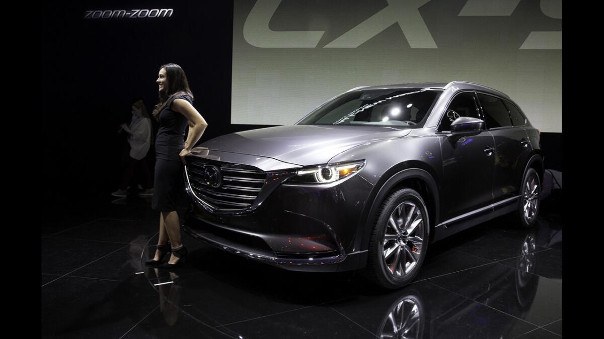 Mazda CX-9 at the L.A. Auto Show.