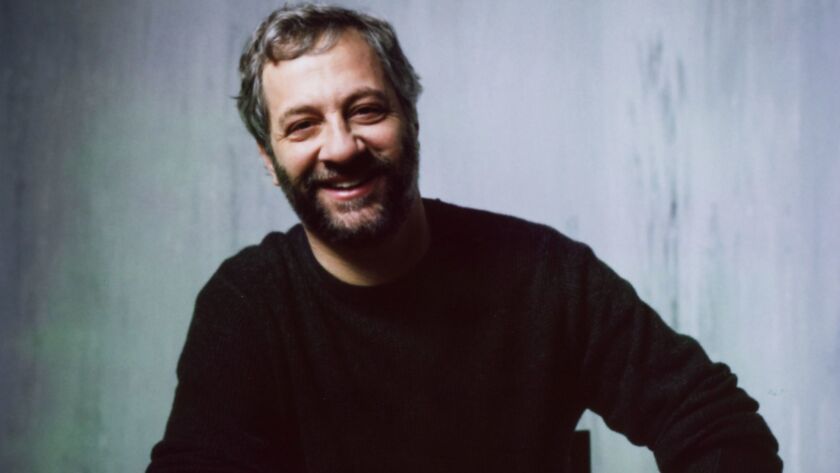 Producer Judd Apatow, shown in January, says he believes there's a lot of abuse in the entertainment industry, much of it not as overt as what is alleged against Harvey Weinstein.