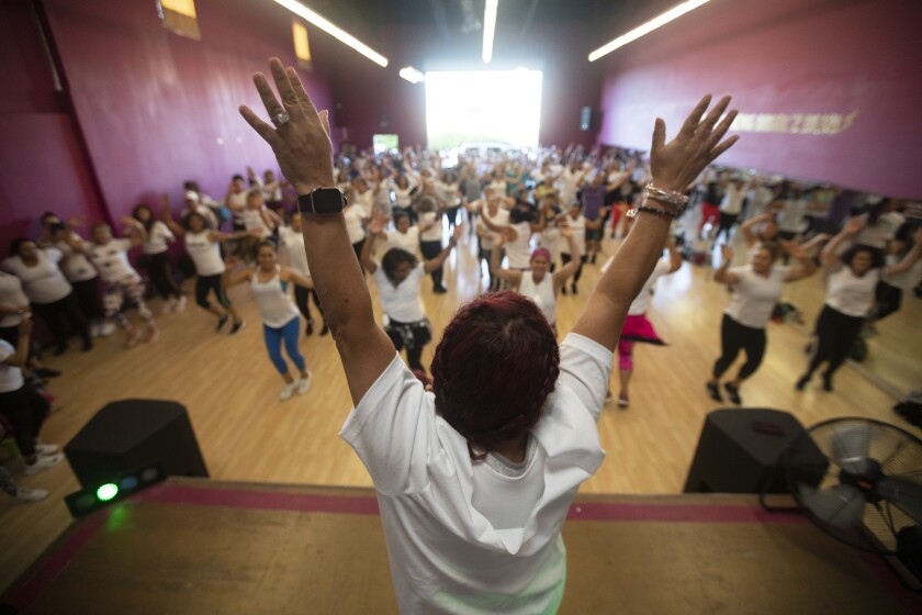 A Zumba class in San Jose