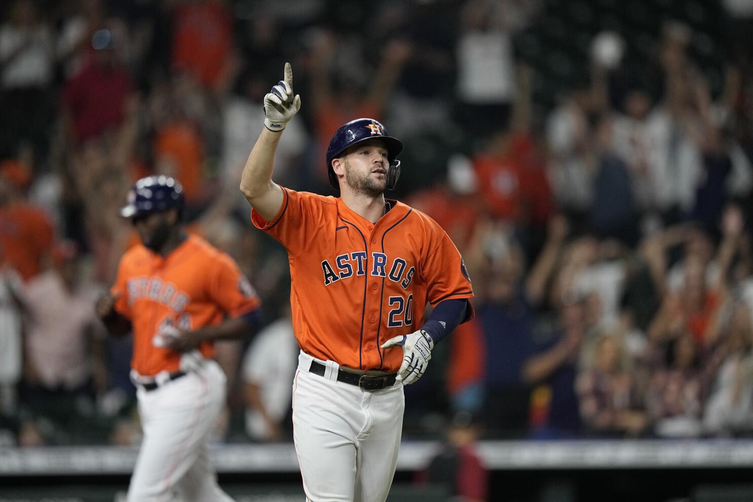 Astros plate seven runs in 4th, 09/16/2021