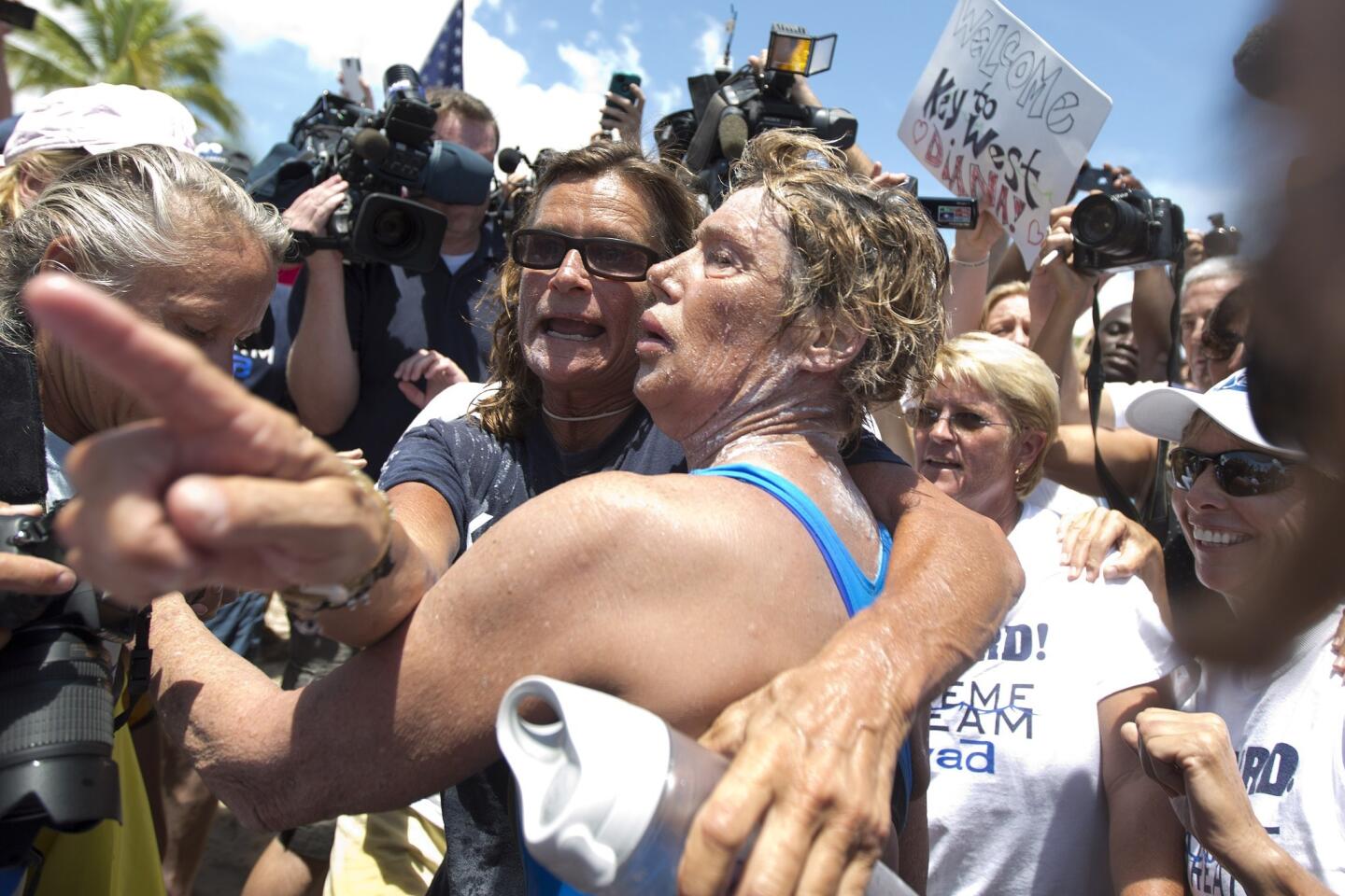 US: 64-year-old Diana Nyad sets record with 177-km Cuba-to