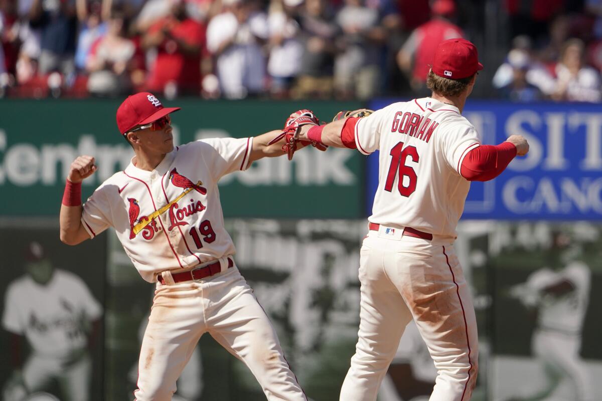 Gorman homers, drives in 4, as Cardinals rout Brewers 8-3 - The
