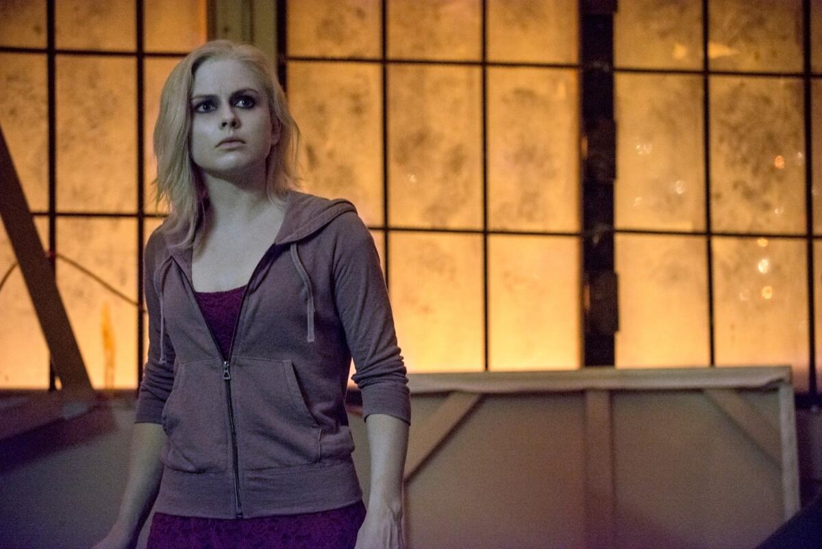 Rose McIver stars as mystery-solving zombie Liv Moore in "iZombie."