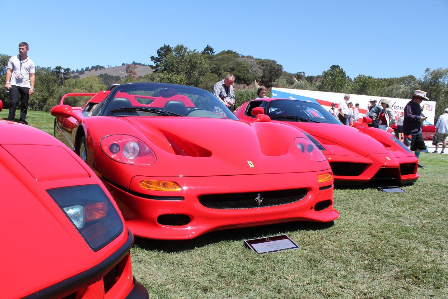 David Lee's Ferraris at Quail