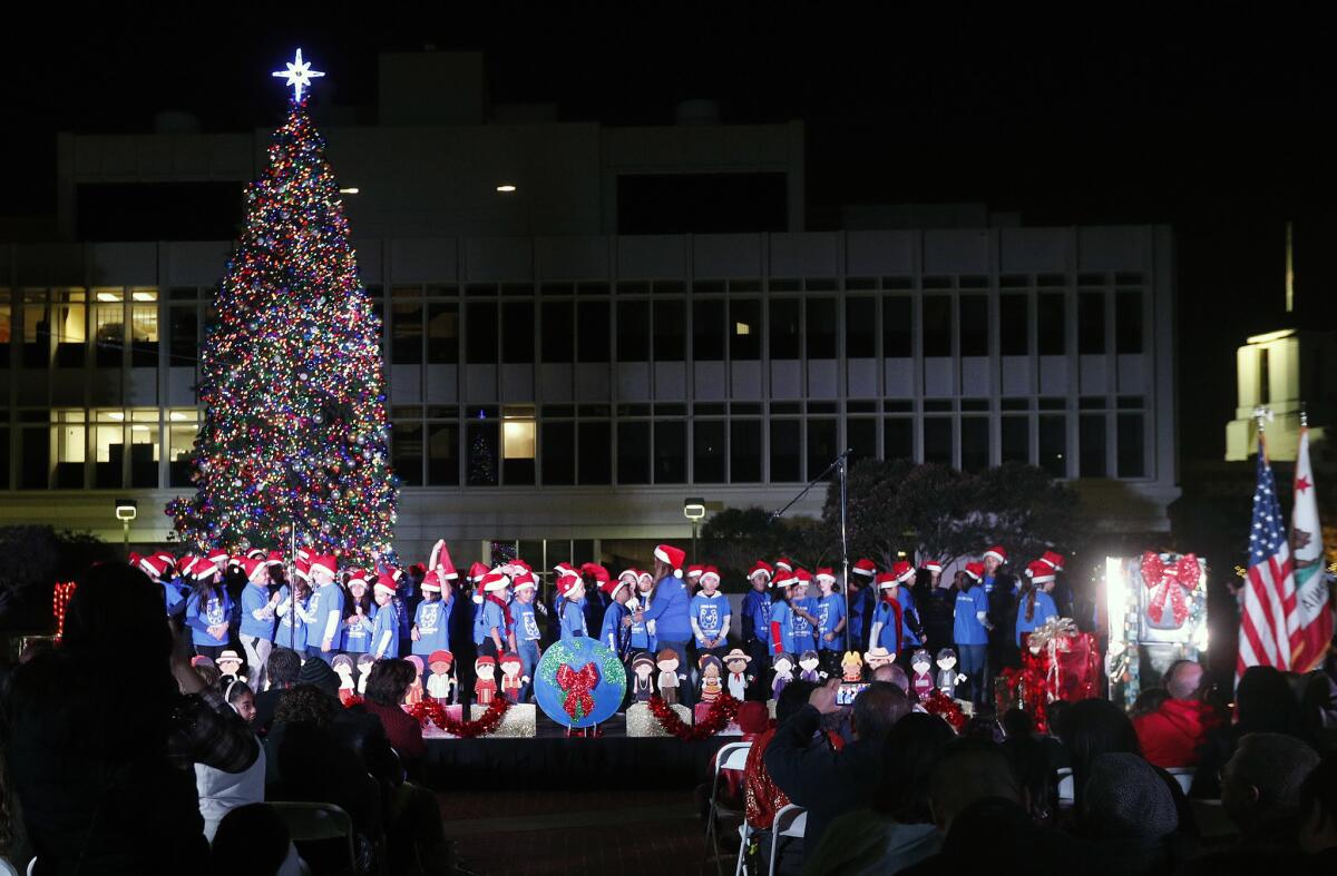 A holiday tree-lighting ceremony will be held at 6 p.m. on Friday, Dec. 6, at Glendale City Hall.