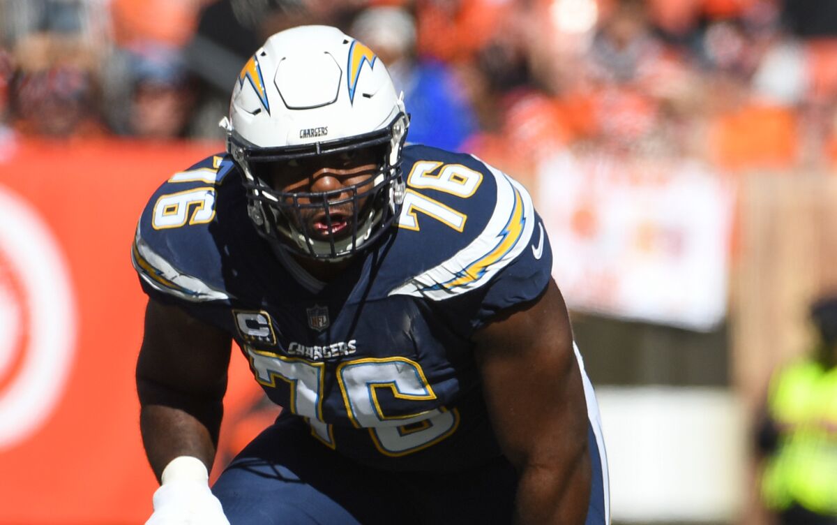 The Chargers hope to know more soon about whether offensive tackle Russell Okung will be able to return to the team this season.