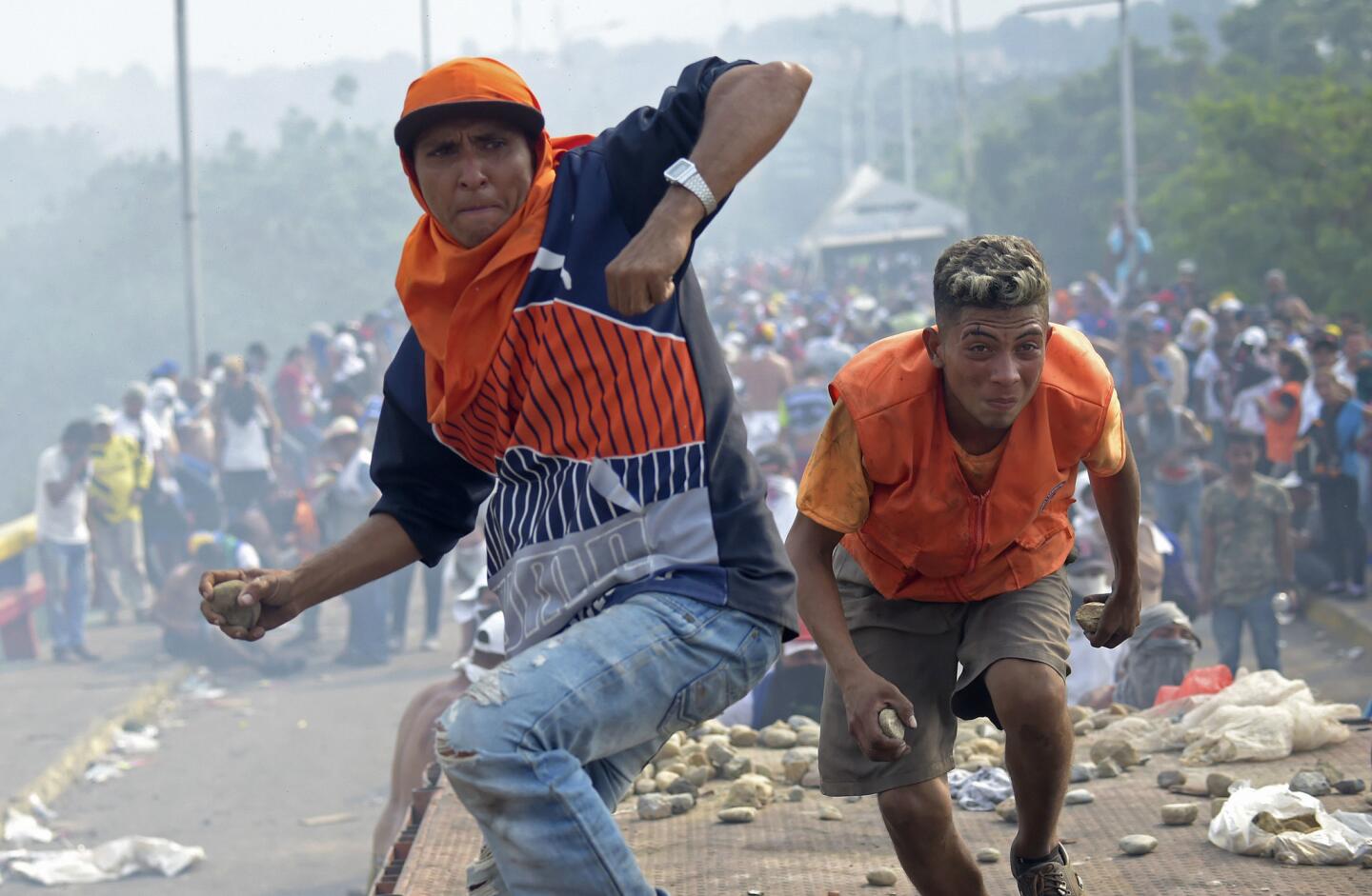 Violence at Venezuela's borders