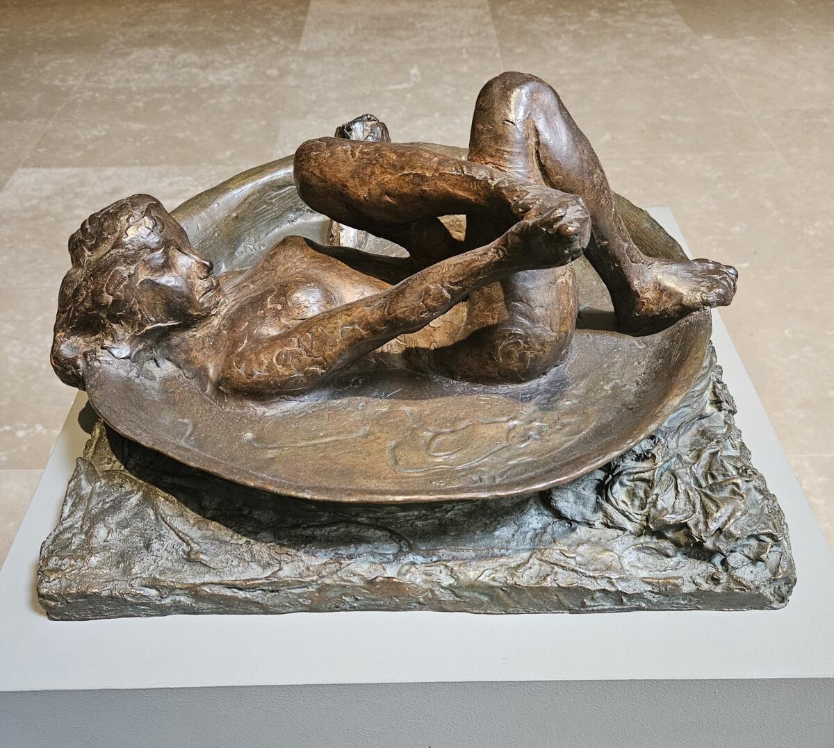 Edgar Degas, "The Tub," modeled circa 1889, cast 1919-21; copper alloy