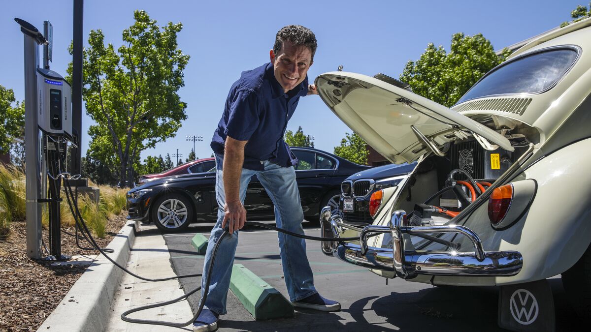 They'll turn your gas guzzler into an electric vehicle - Los Angeles Times