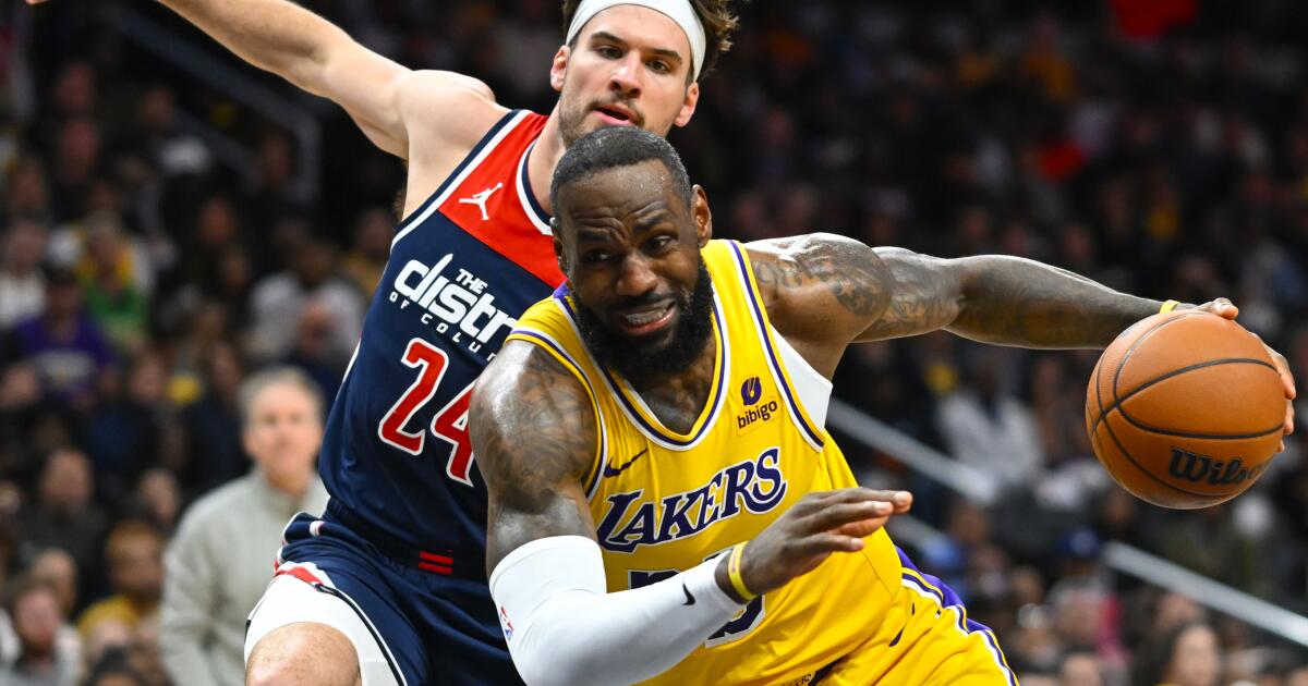 Lakers newsletter: LeBron James points out the NBA’s college basketball problem