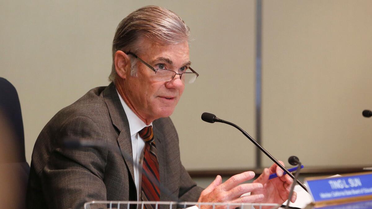 Tom Torlakson, California's superintendent of public instruction, served as acting governor earlier this week because of state rules.