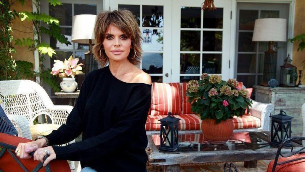 Actress and “Real Housewives of Beverly Hills” cast member Lisa Rinna at home.