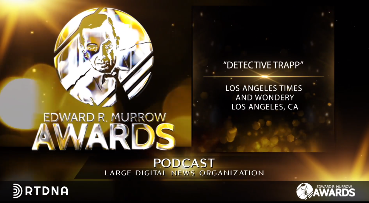 "Detective Trapp" wins 2020 National Murrow Award