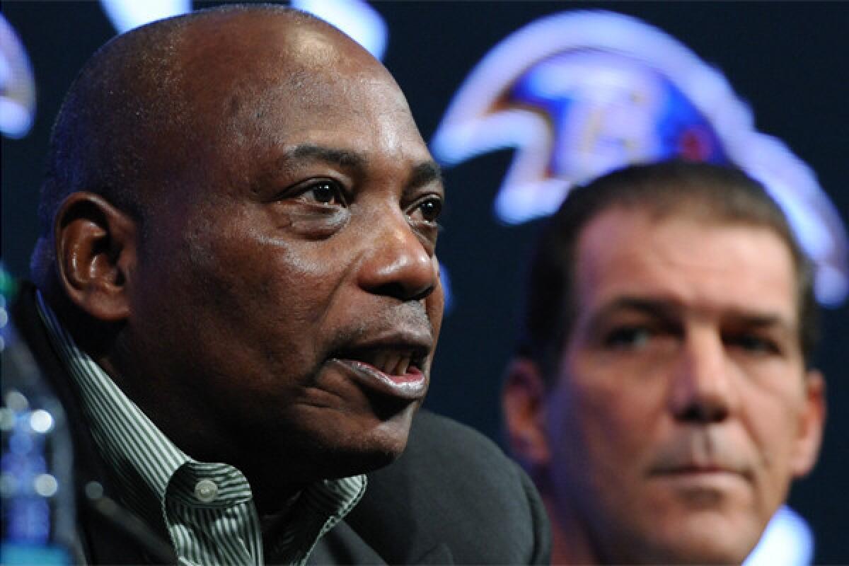 Baltimore Ravens general manager Ozzie Newsome