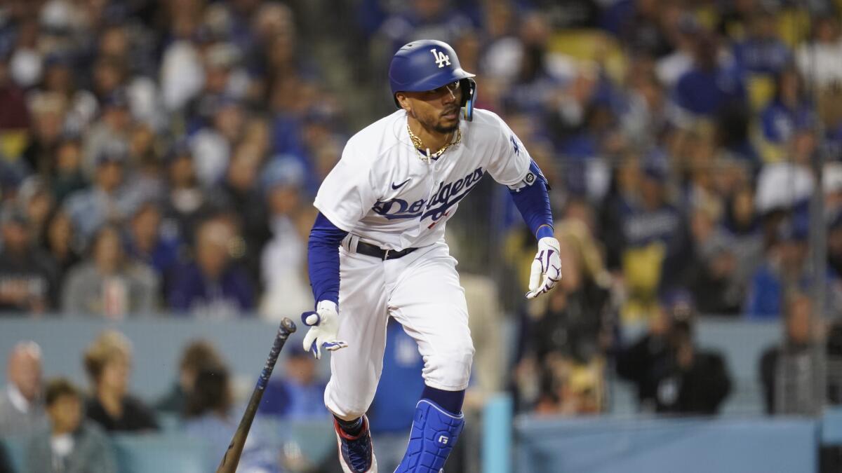 LOS ANGELES, CA - APRIL 20: Los Angeles Dodgers designated hitter Edwin Rios  (43) celebrates a home run during a regular season MLB game between the Los  Angeles Dodgers and the Atlanta