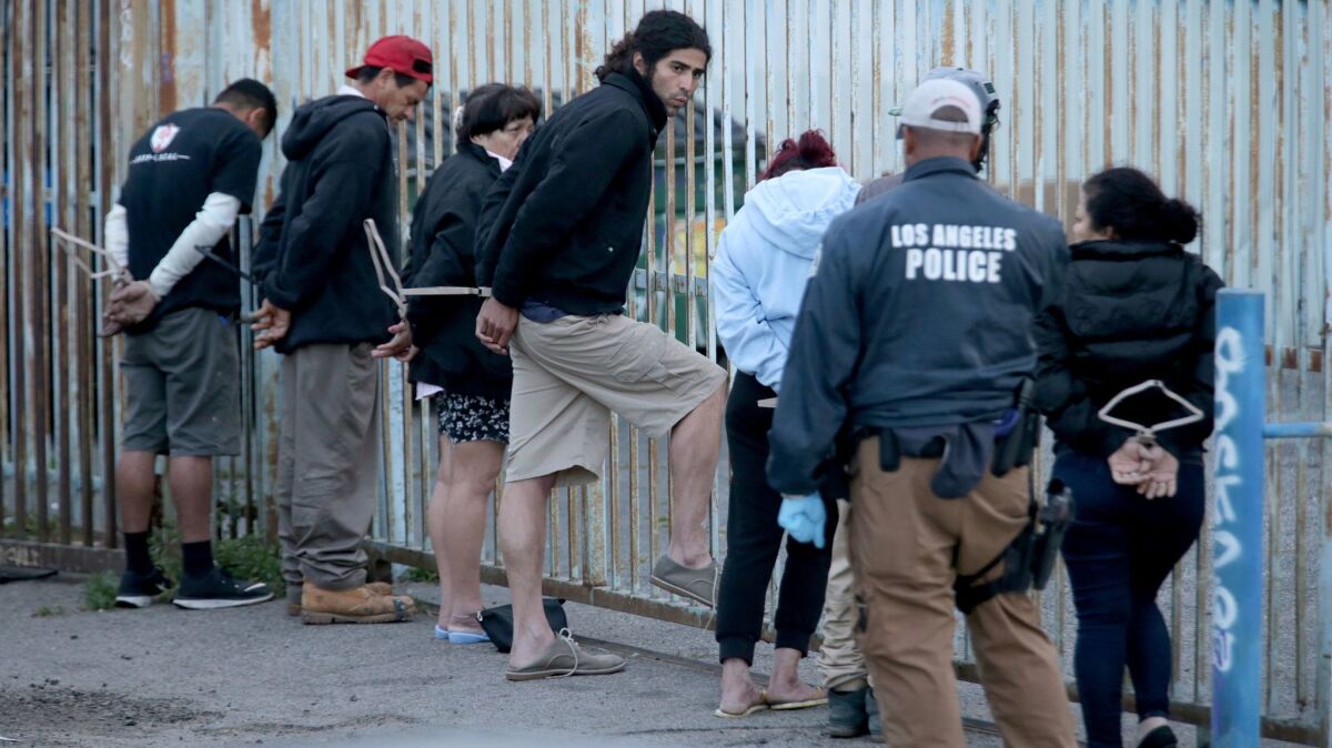 In May, the U.S. attorney’s office in Los Angeles announced a sweeping racketeering case against dozens of alleged MS-13 members, including its senior ranks in the region.