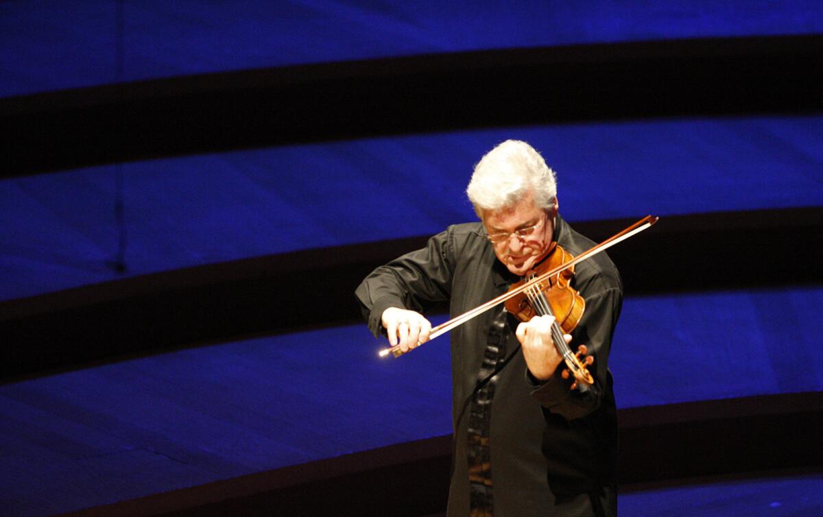 Violinist Pinchas Zukerman will join the LA Phil for a pair of all-Brahms programs.