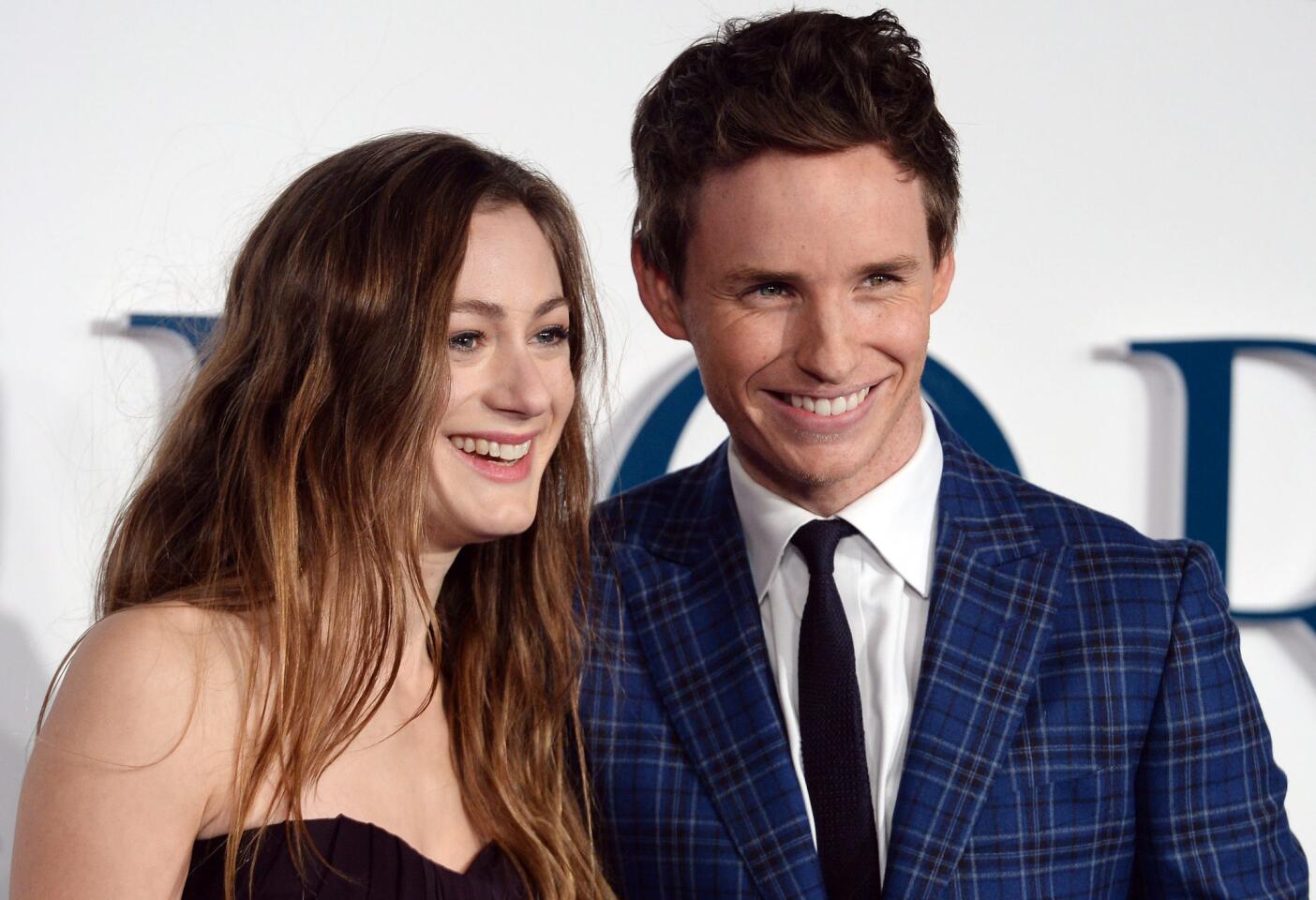 Hannah Bagshawe and Eddie Redmayne