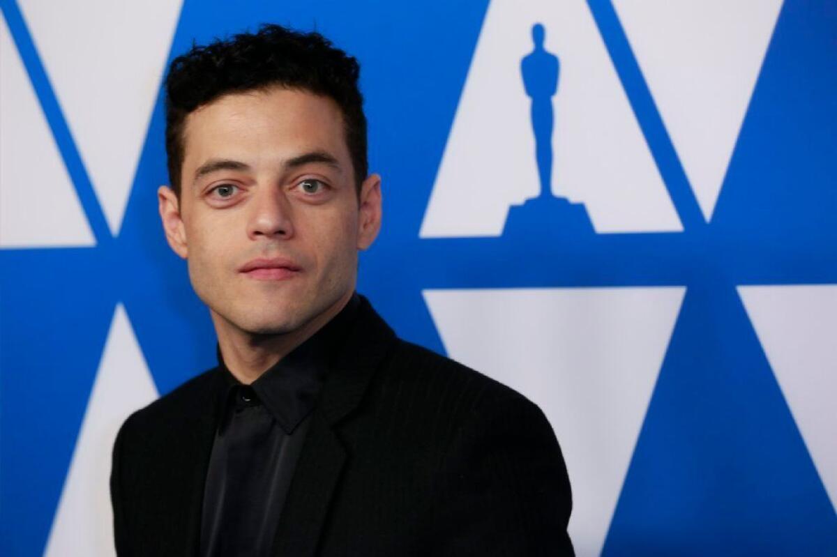 Rami Malek arrives for the 91st Oscars Nominees Luncheon in the Grand Ballroom at the Beverly Hilton.