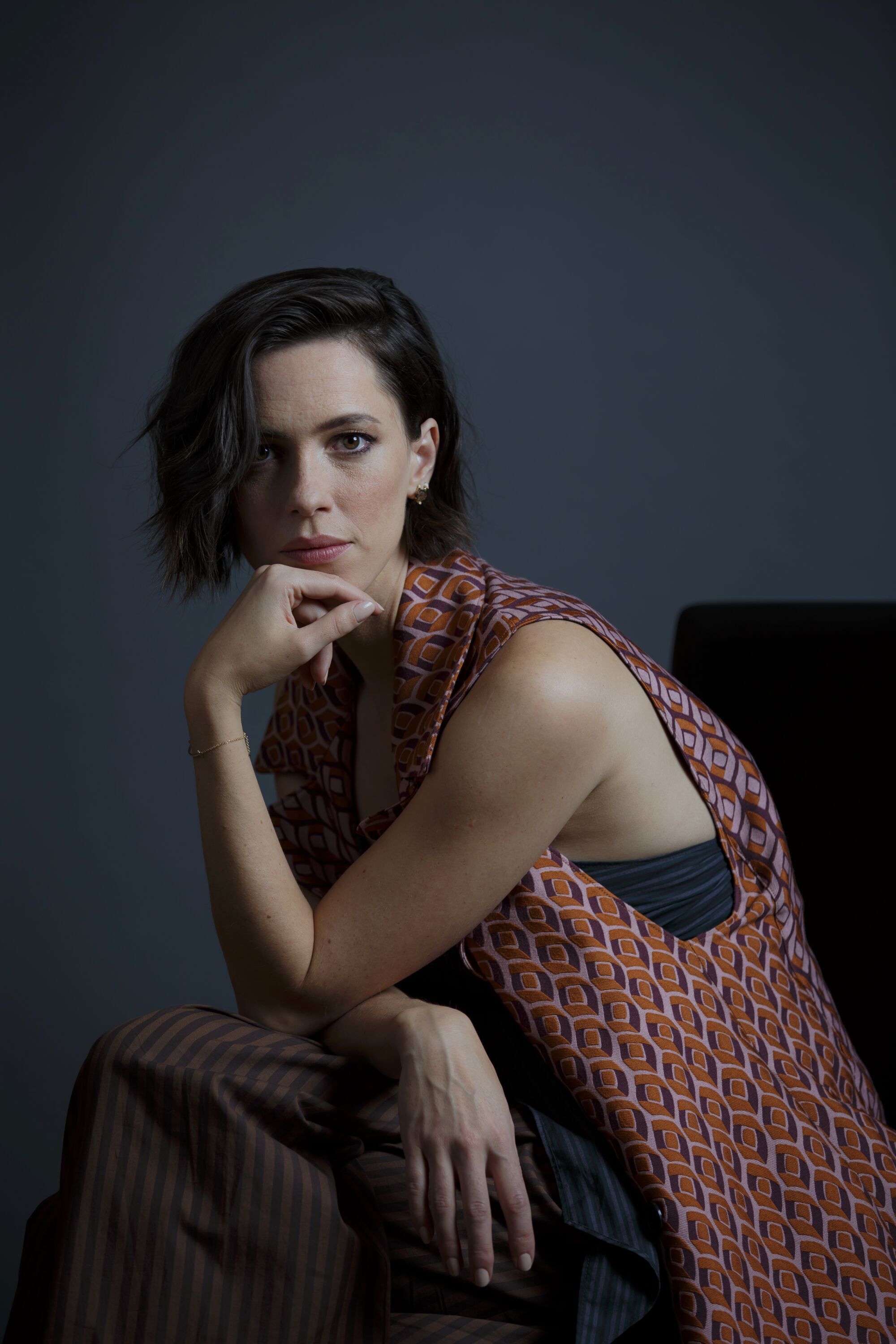 Rebecca Hall who stars as the title character in "Christine", on Nov. 7, 2016. 