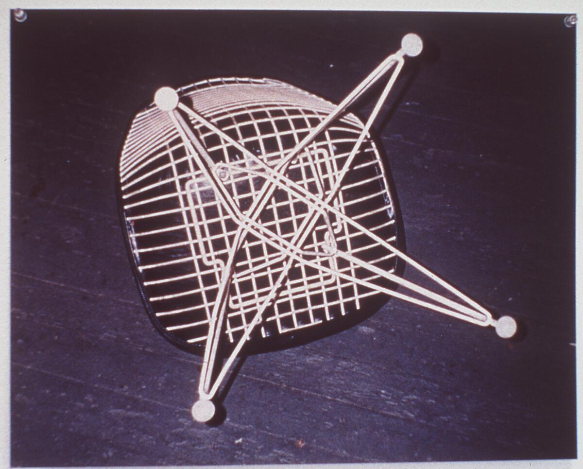 Sam Durant's "Chair #1" (1995). C?print. (MOCA)