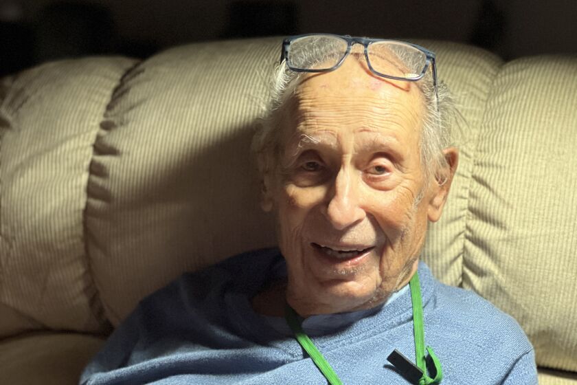 La Jolla resident Elliott Lasser turns 100 on Nov. 30.