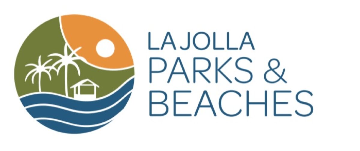 The new logo for the La Jolla Parks & Beaches advisory group.