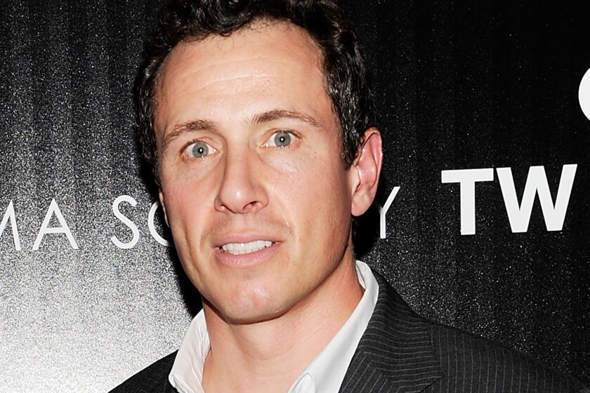 This April 16, 2012 file photo shows ABC News' Chris Cuomo at the premiere of the film "Safe" in New York. Cuomo hosts CNN's "New Day" morning show, which premiered on Monday.