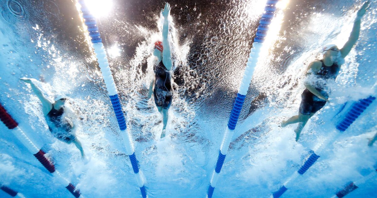 Photos USA Olympic Swimming Trials Los Angeles Times