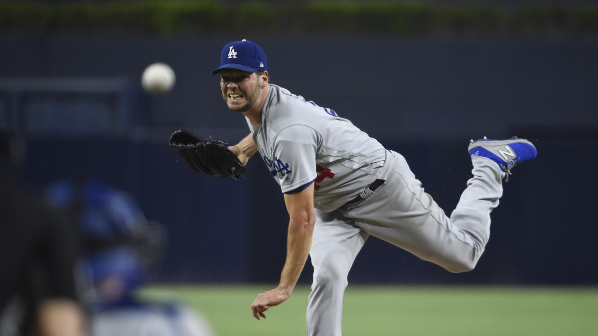 Dodgers beat Padres, ruin Rich Hill's debut with new team – Orange County  Register