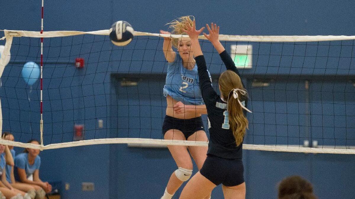 Corona del Mar High's Kendall Kipp (2) received All-CIF Southern Section Division 1 honors.