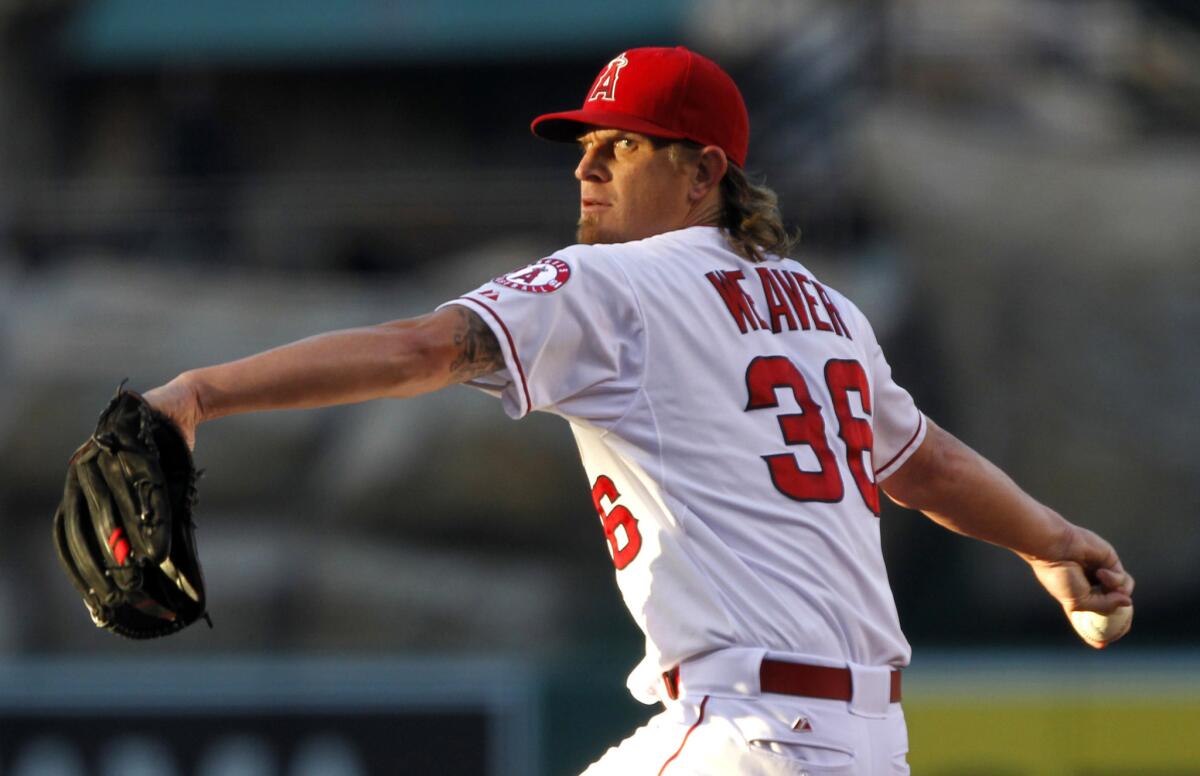 Angels pitcher Jered Weaver will make his first rehabilitation start Thursday for the Inland Empire 66ers against the Bakersfield Blaze.