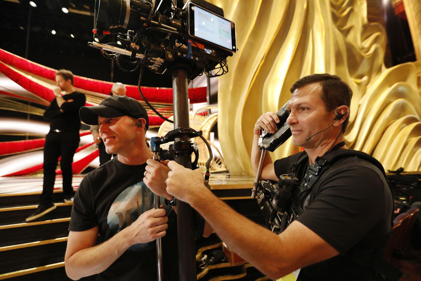 Preparations for the 2019 Oscars show