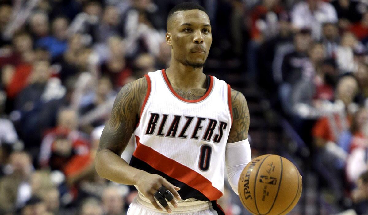 All-Star point guard Damian Lillard and the Trail Blazers are coming off a 115-107 loss to the Atlanta Hawks heading into the Monday night game against the Lakers in Portland.