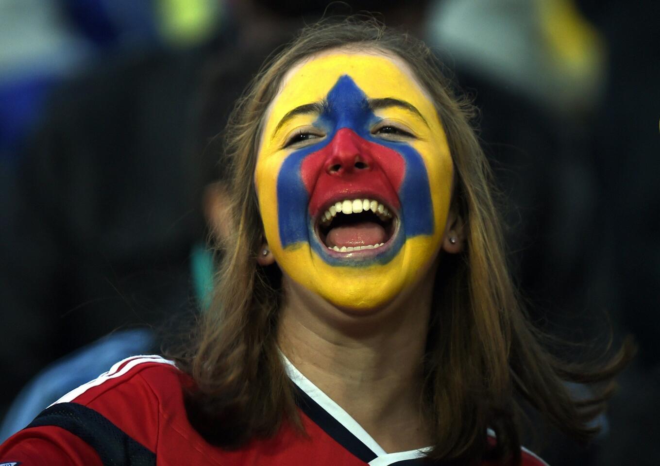 FOTOS Colombia vs. Argentina desde las gradas Los Angeles Times