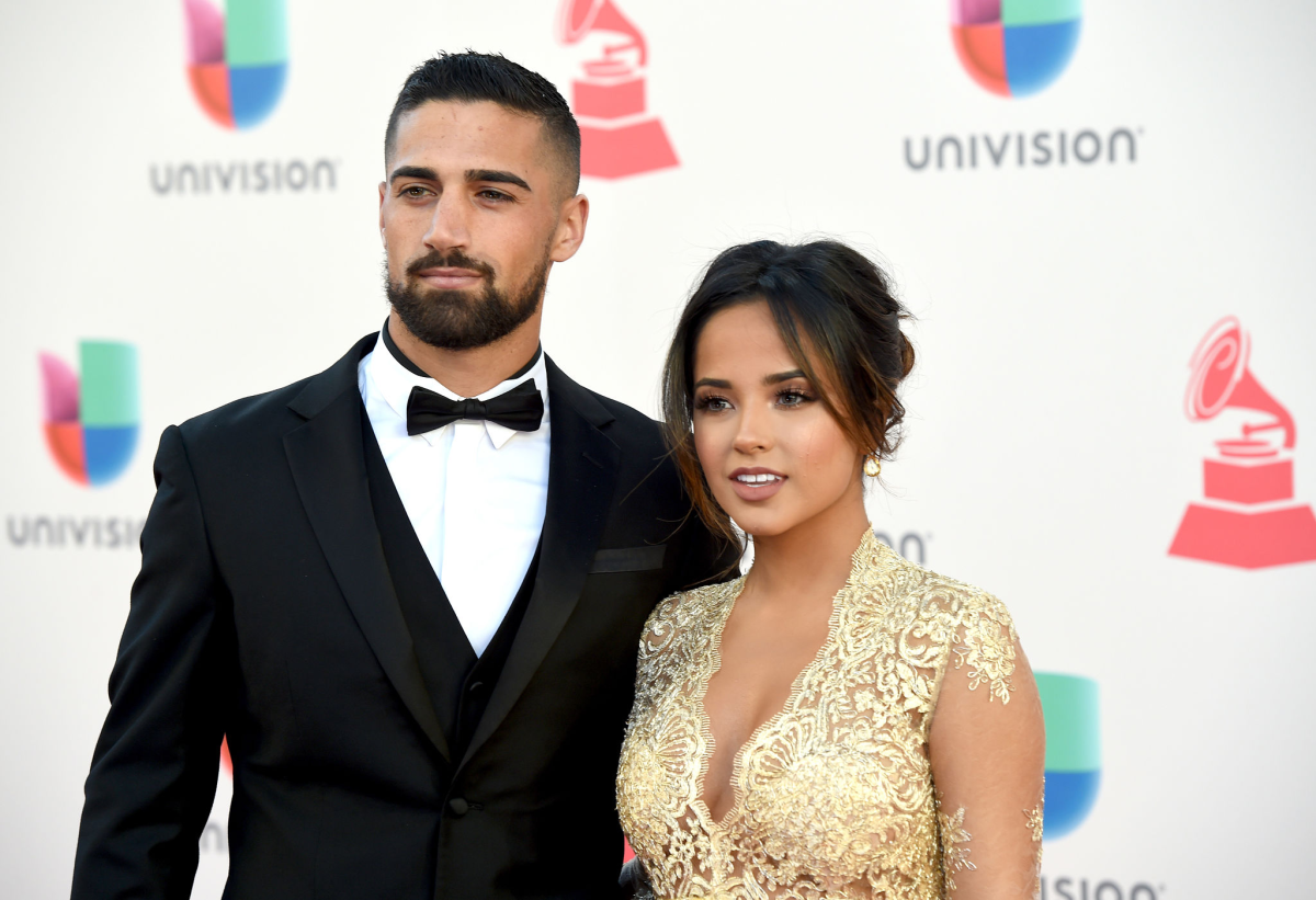 Soccer player Sebastian Lletget and recording artist Becky G.