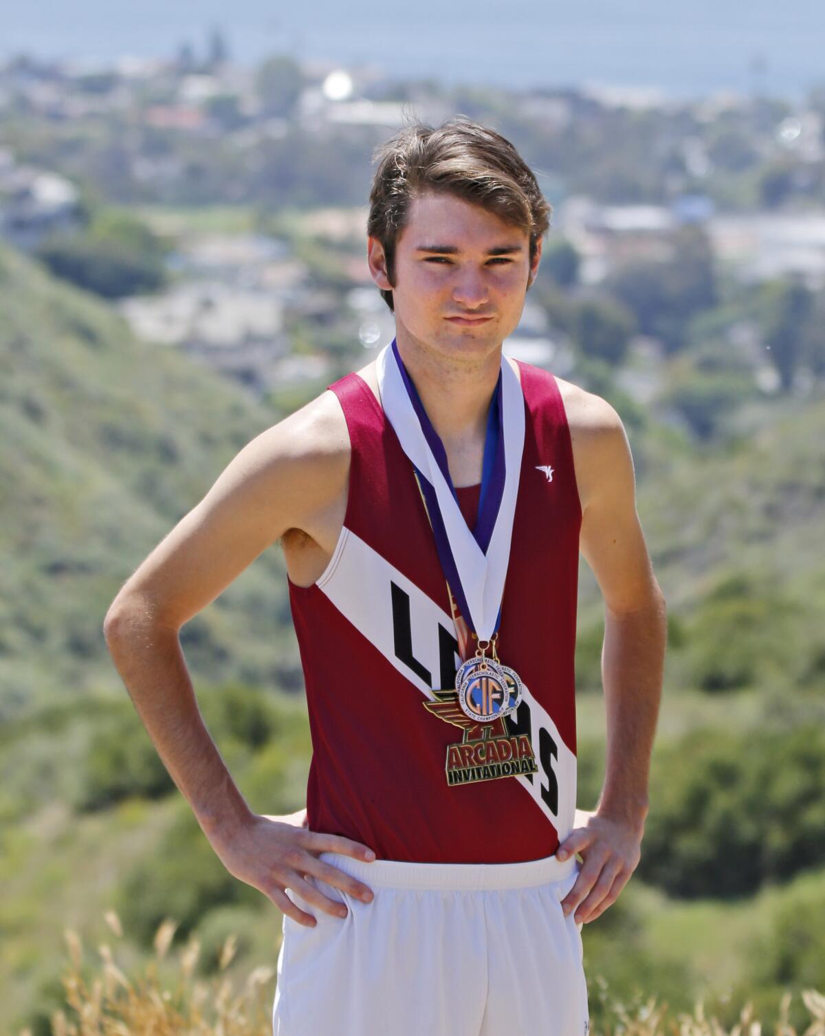 Laguna Beach High School distance runner Logan Brooks was named the Sunset Conference Wave League Male Athlete of the Year. 