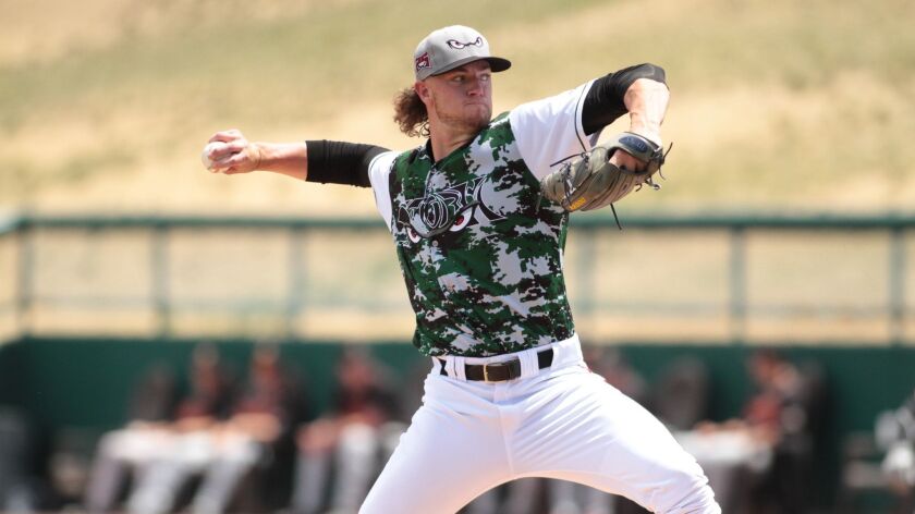 Chris Paddack started the 2018 season with the high Single-A Lake Elsinore Storm. The 23-year-old right-hander is a candidate to pitch in the majors sooner than later in 2019.