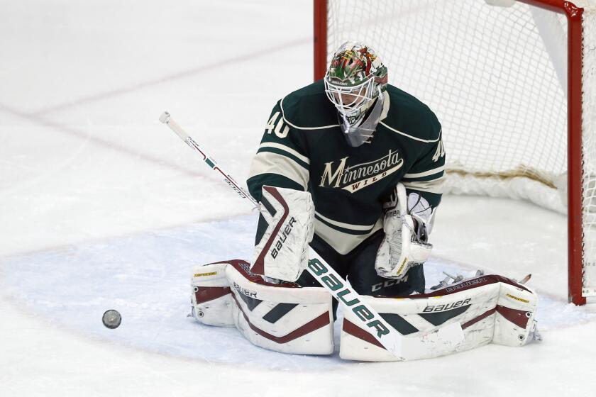 The Wild have been on a roll with goalie Devan Dubnyk in net starting 34 consecutive games.