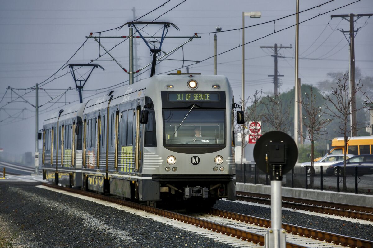 An extension of the Metro Gold Line is among the proposed transit projects that would be funded if voters approve a sales tax increase in November that seeks to raise $120 billion for transportation.