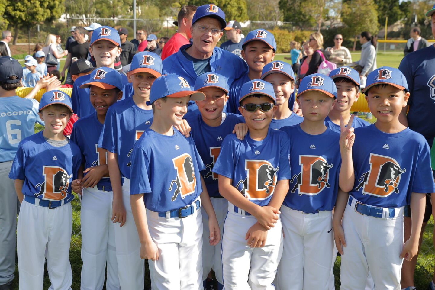 Bulls at the Del Mar Little League Opening Day