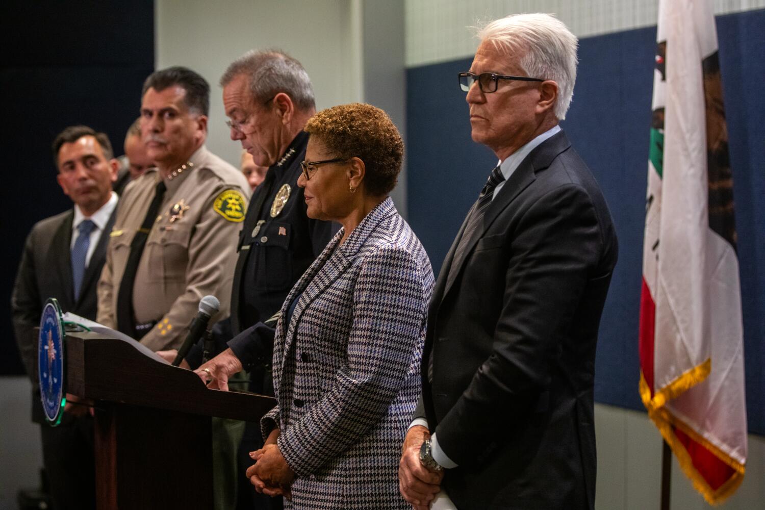 Suspect arrested in killings of three L.A. homeless people