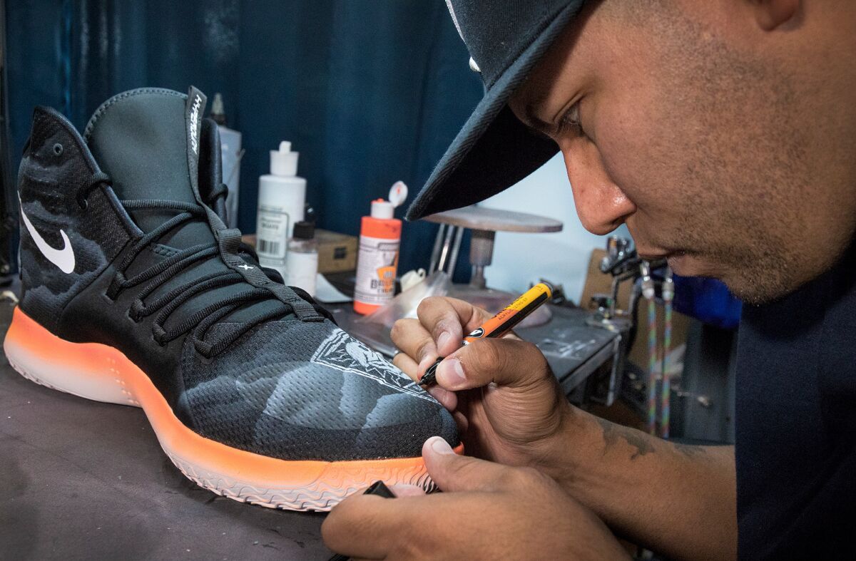 NBA turn to Salvador Amezcua, a.k.a. for colorful sneaker designs - Los Angeles