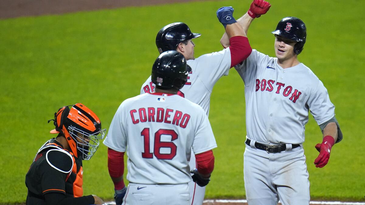 Dalbec ends slump, lifts Red Sox past Orioles 6-2 - The San Diego  Union-Tribune